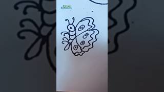 🦋X=Butter Fly Easy Drawing By Beautiful Butter Fly Step By Step 🦋#mahtodrawing