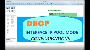 DHCP Interface IP-POOL mode, eNSP Huawei.
