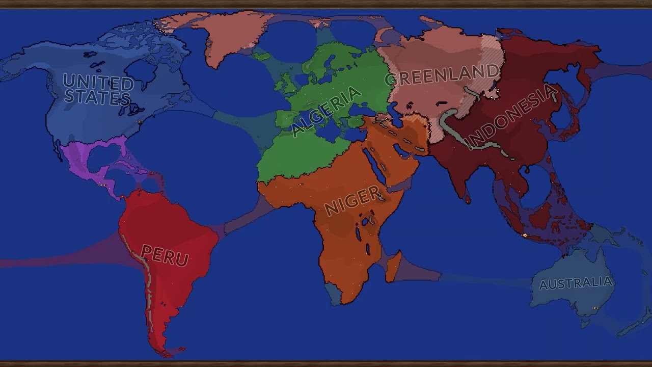 WW3 Scenario (2025) Timelapse | 10x Speed | Age of Conflict (full Conflict)