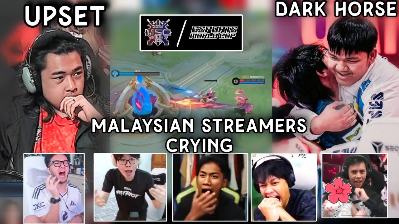 MALAYSIAN STREAMERS reaction to SRG OG losing to MYTHIC SEAL | MSC 2025