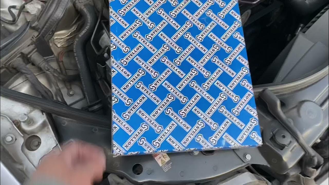W211 салонный фильтр где находится Mercedes Benz w211 E class how to change cabin filter замена салонного фильтра -