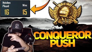 WE WON 15 out of 16 matches | S13 Conqueror Push 🔥🇮🇳