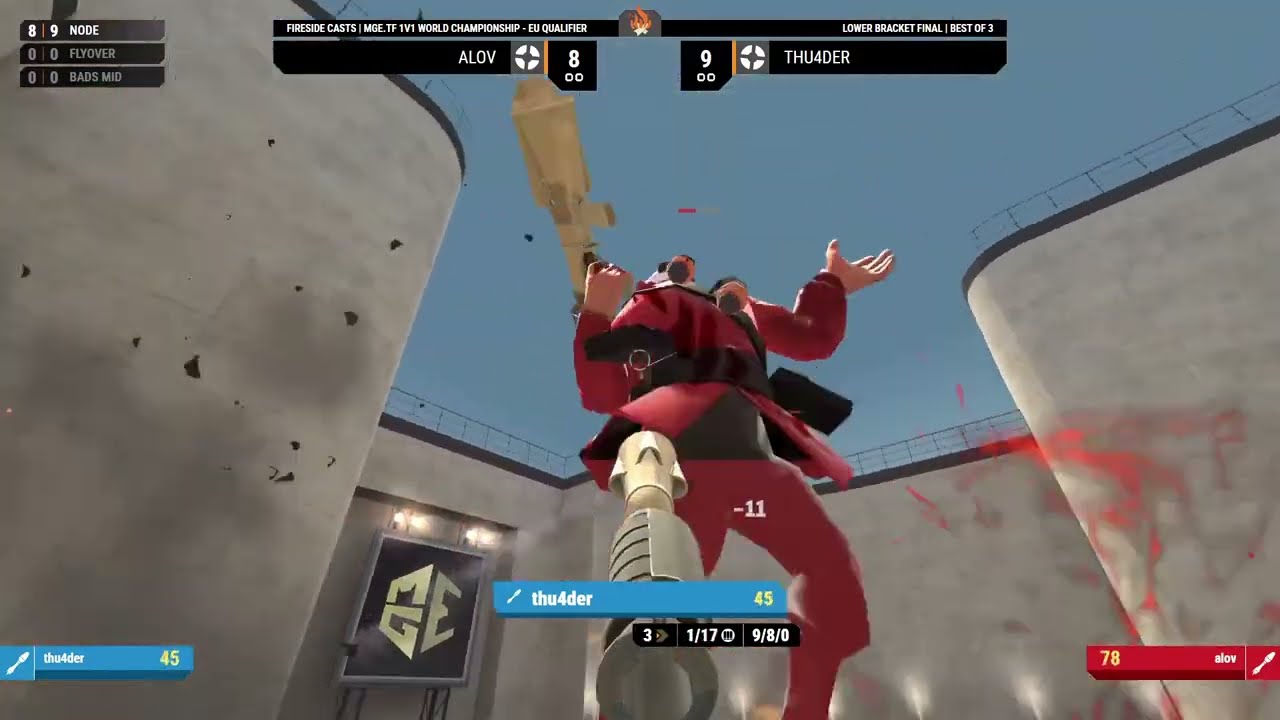 thu4der vs. alov - MGE.TF 1v1 World Championship EU Qualifier - Lower Bracket Final
