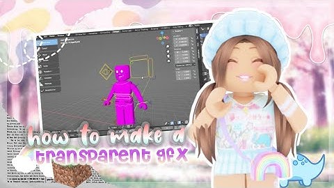 How to make a transparent gfx in blender 3.0 || Kalyca Fun
