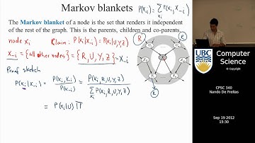 undergraduate machine learning 7: Bayesian networks, aka probabilistic graphical models