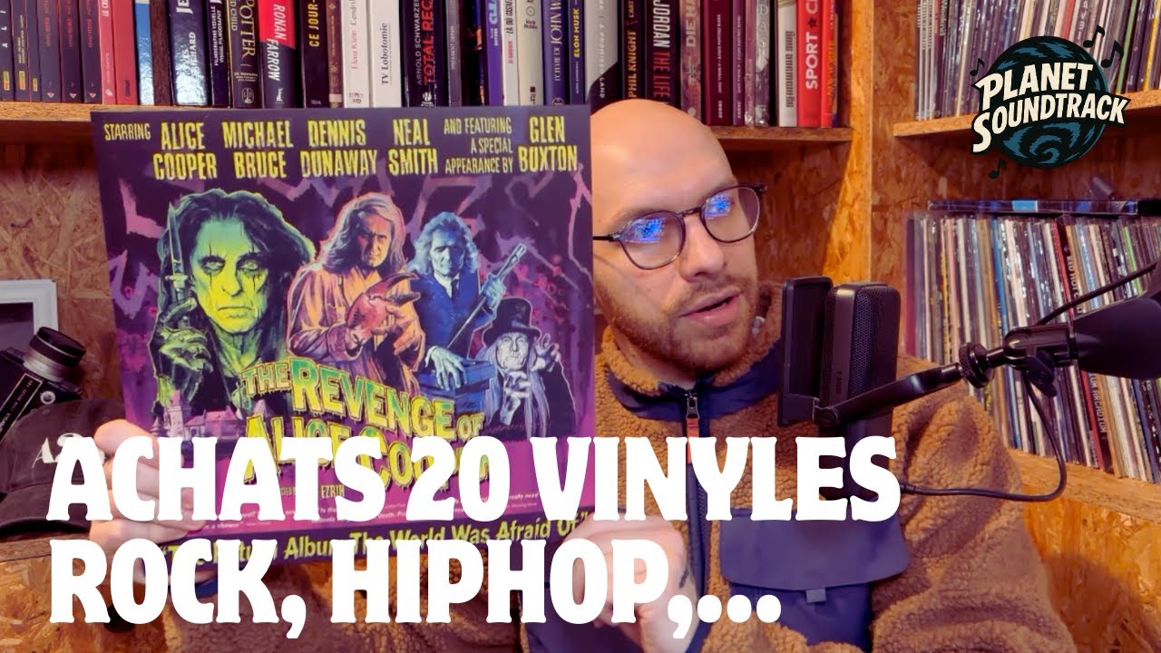 HORS SÉRIE  - ACHATS VINYLES - ALICE COOPER, OASIS, THE ROOTS,...