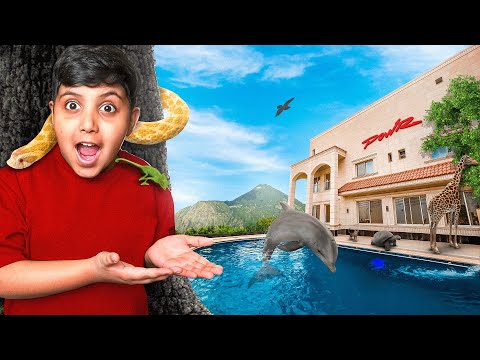 حولت فلة باور الى حديقة حيوانات