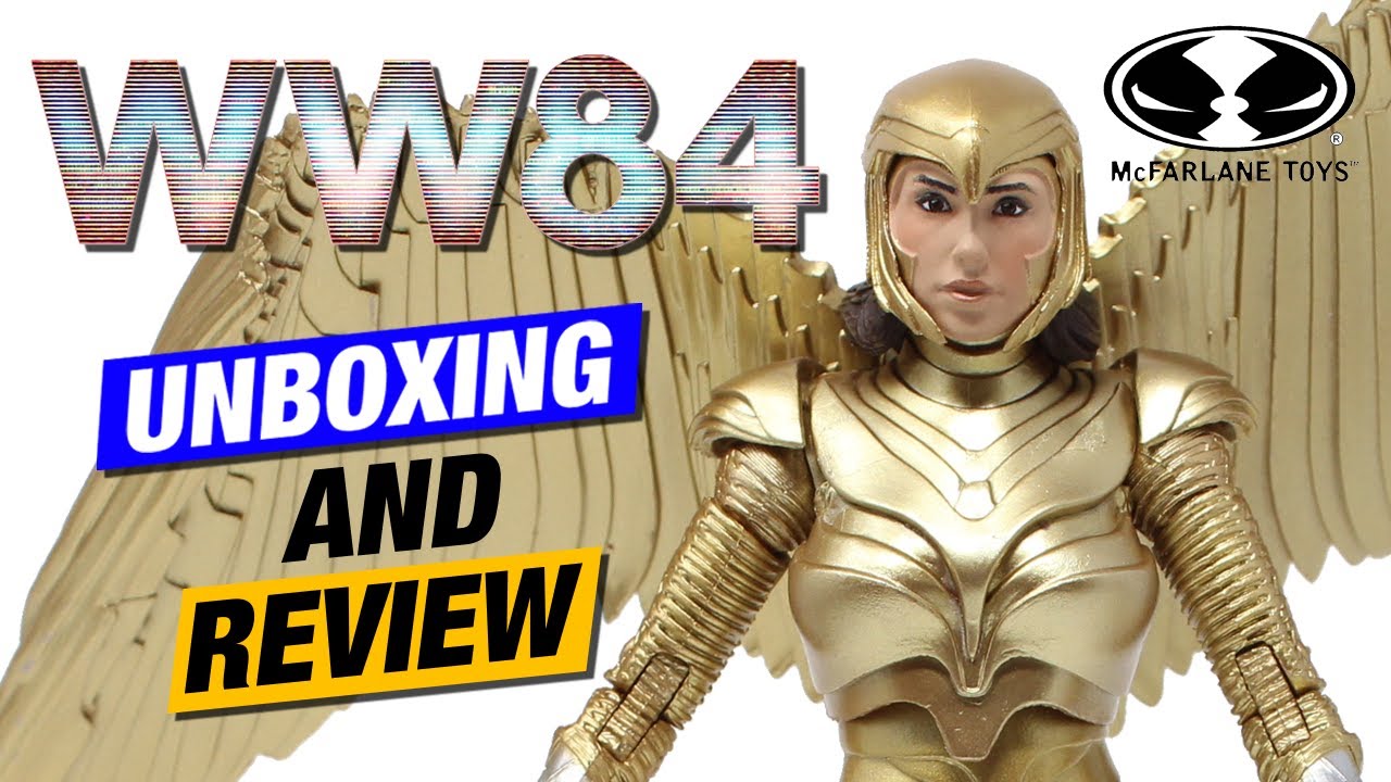 McFarlane Golden Armor Wonder Woman 1984 Unboxing and Review | That New Toy Smell #3