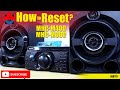 How to reset sony mhcm60d or mhcm40d hifi system