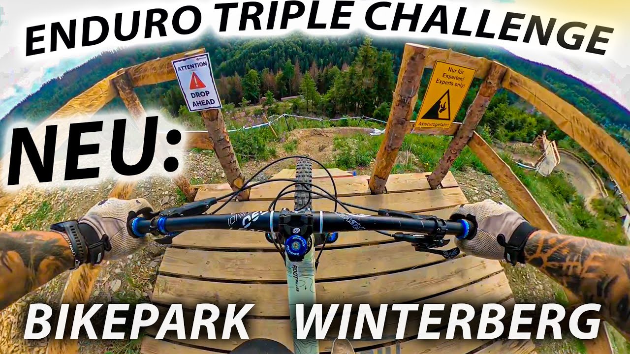 NEUE ENDURO LINES im Bikepark Winterberg! Test mit Neuem Enduro Bike: Rose Root Miller 3