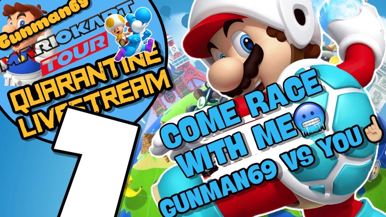 GUNMAN69 vs THE WORLD (subscribers) PRO/lv15 (Mario Kart Gameplay) Mario Kart tour +Givaway