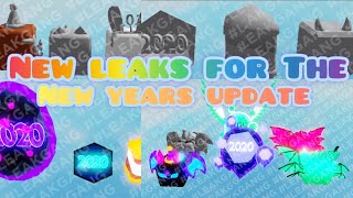 New leaks for the new years update || Bubble Gum Simulator