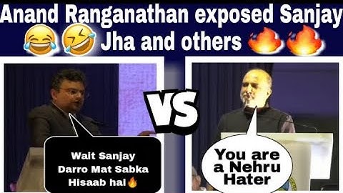 Anand Ranganathan Exposed lies Of Congress and Sanjay Jha, Mani Shankar Aiyar,