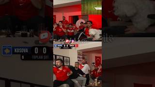Türkiye - Kosova maçı gol sevinci #çağrıergün #hype #dünyakupası
