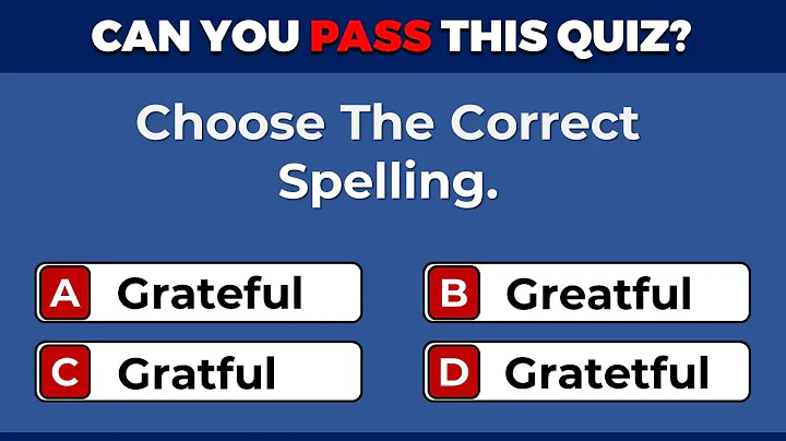 Spelling Quiz - CAN YOU SCORE 20/20? | Part #34