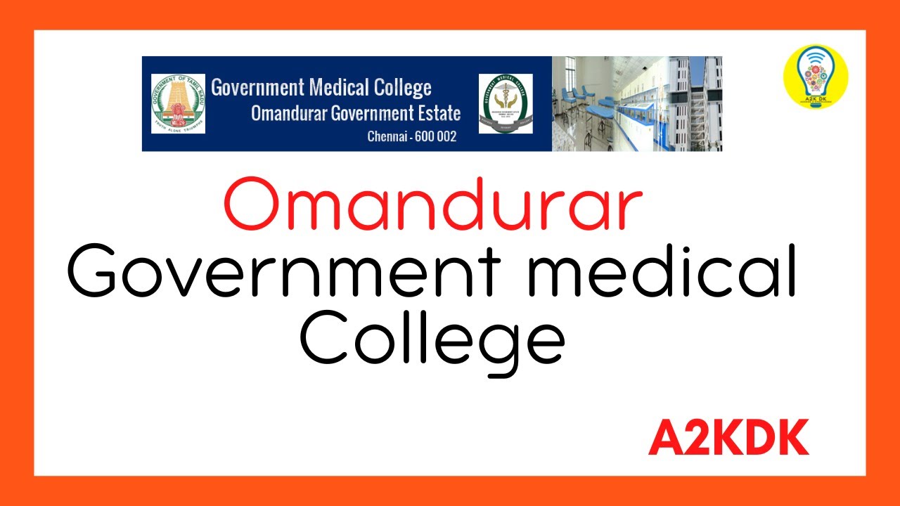 Omandurar Government medical College omandurar cutoff2022 seatmatrix