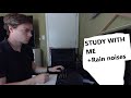 Studying stream, Pomodoro method + Rain noises