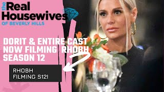 DORIT AND ENTIRE CAST FILMING RHOBH DAYS AFTER BREAK IN