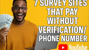 REVEALED!!!  Top Survey Sites That Pays Without  ID Verification/Phone Number 
