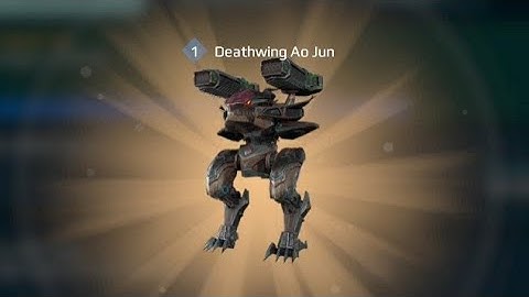 Getting the Deathwing Ao Jun in War Robots