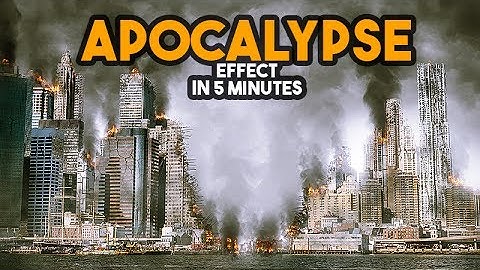 Apocalypse Effect in Photoshop tutorial