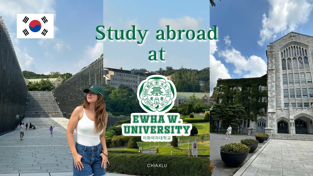 KOREA VLOG 🇰🇷 | Move-in Vlog Ewha Womans University, Seoul. (First day of class and city lights)