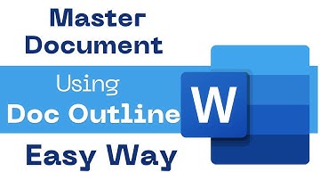 Creating Master Documents in MS Word