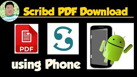 How to download Scribd PDF file in Android Phone