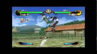 [WII] Naruto Shippuuden: Gekitou Ninja Taisen Special - Rock Lee VS Sai HD