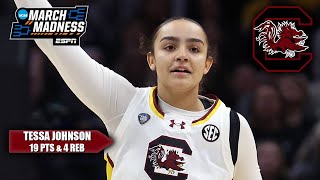 TESSA JOHNSON LEADS THE GAMECOCKS TO A PERFECT CHAMPIONSHIP 🔥 | ESPN College Basketball