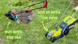 Ryobi 18V ONE+ Lawn Mower Assembly &amp; Review