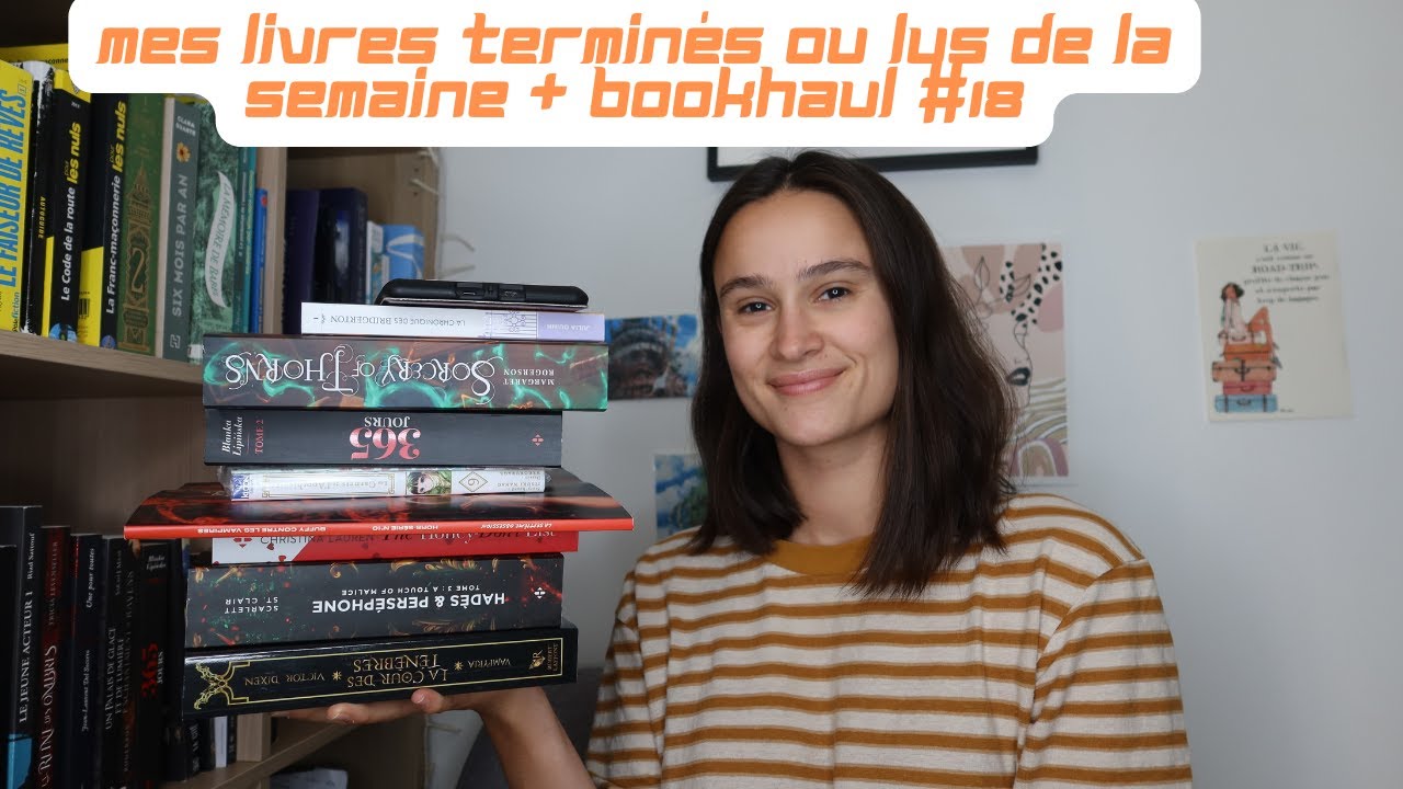 MES LIVRES TERMINÉS OU LUS DE LA SEMAINE + BOOKHAUL#18📚