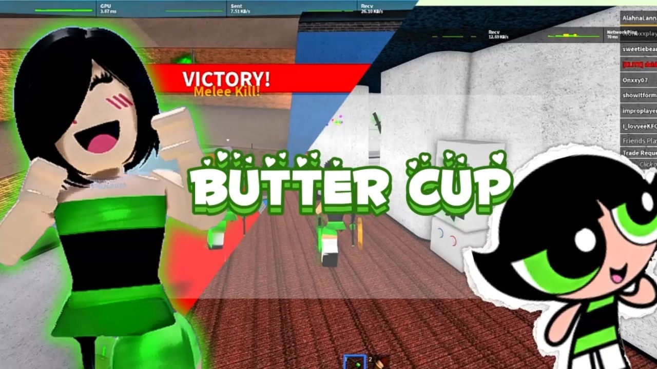 Playing mm2 as... *BUTTERCUP* #roblox #mm2 #murdermystery2 #robloxmm2 #video #longform