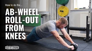 Ab Wheel Roll Out from Knees