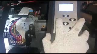 Wiper adjustment on GK16S Large Format Printer