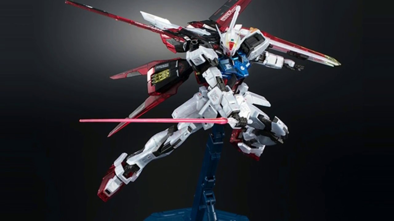 *MG 1//100 Gundam-based limited Aile Strike Gundam Ver.RM clear color