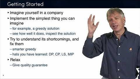 Discrete Optimization || 01 Getting Started 13 42