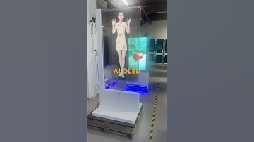 Avlink 55inch transparent OLED display high quality touch screen digital signage China best factory
