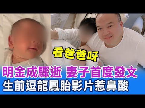 看爸爸呀! 妻子心碎首發文曝明金成生前逗龍鳳胎影片惹鼻酸 @中天新聞CtiNews