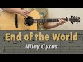 End of the World / Miley Cyrus (Guitar) [Notation + TAB]