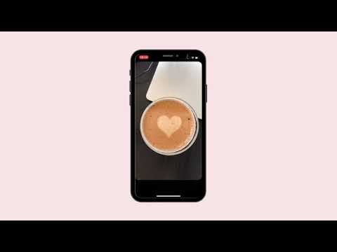 How to Add a Coffee Drip gif to Your Instagram Story