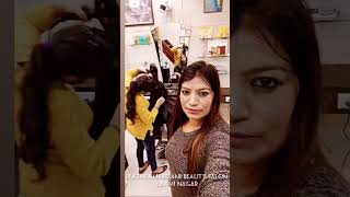 Platinum Hair and Beauty Salon 👌😍 A look in Side with doing work on Sunday.. Riya Mishra..