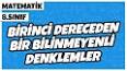 İlk Dereceden Tek Bilinmeyenli Denklemler ile ilgili video