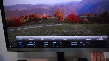 How to adjust the Brightness of the AOC U2477PWQ monitor?