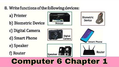 Write function of the following device | ICT fundamentals |class 6 computer chapter 1| ilmi darasgah