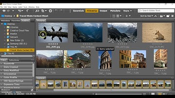 Creating Contact Sheet in Adobe Bridge CC