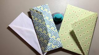 CraftyRia Creates Oversized Envelopes with the Envelope Punch Board