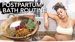 Postpartum Bath Healing