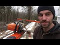 Lumber self sufficiency on the homestead with the Logosol F2! / solar update