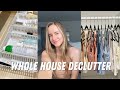 WHOLE HOUSE DECLUTTER IN 2 HOURS + Minimalism Tips for Beginners :)